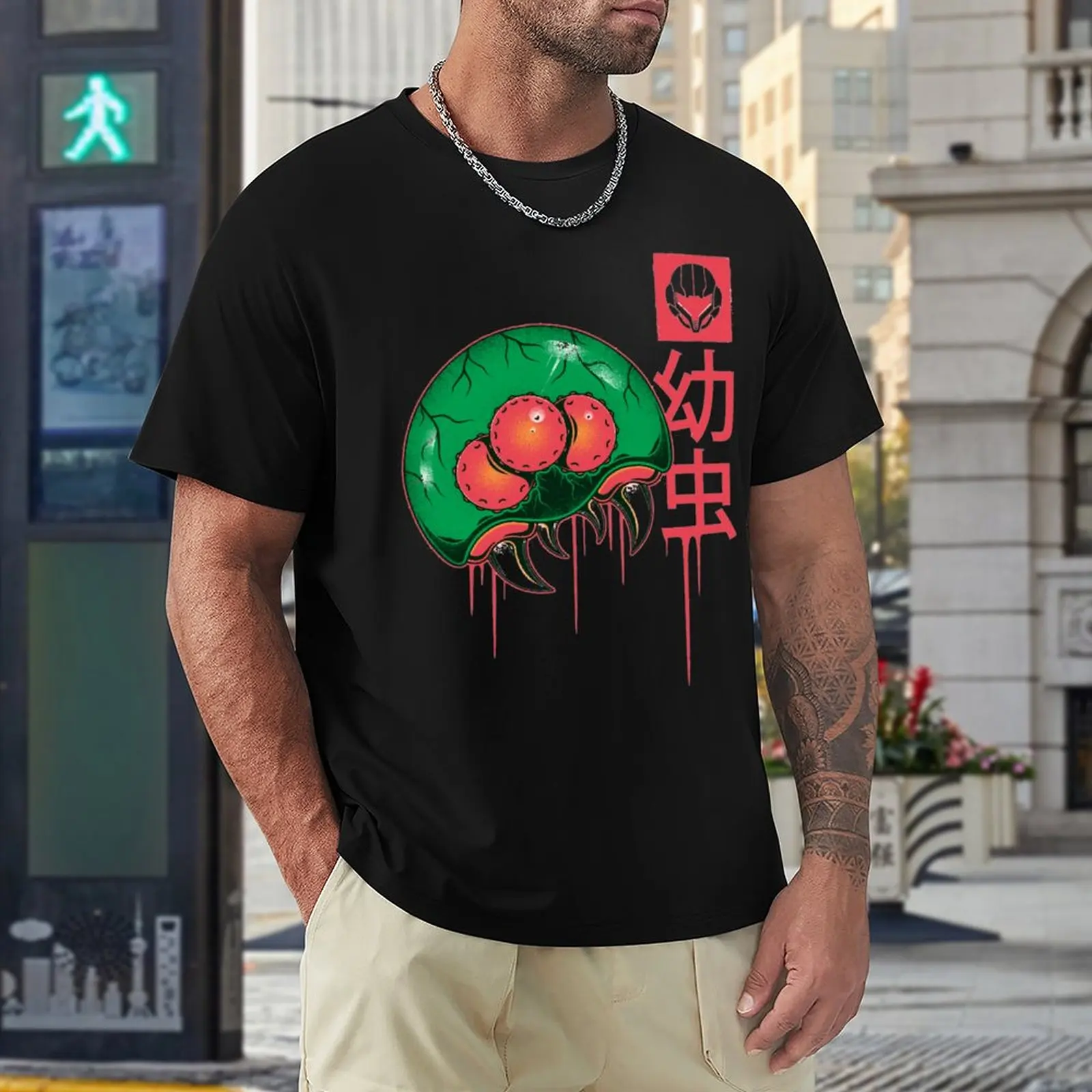 Metroid Samus Aran Game Fresh T-shirt Sports T-shirts Casual Graphic Funny Novelty Leisure Eur Size