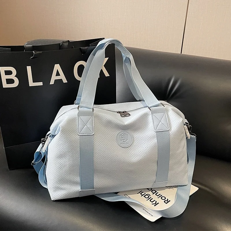 borsa-da-viaggio-per-fitness-da-donna-azzurra-portatile-con-separazione-per-indumenti-asciutti-e-bagnati-per-nuoto-danza-yoga-in-nylon-colore-puro-casual
