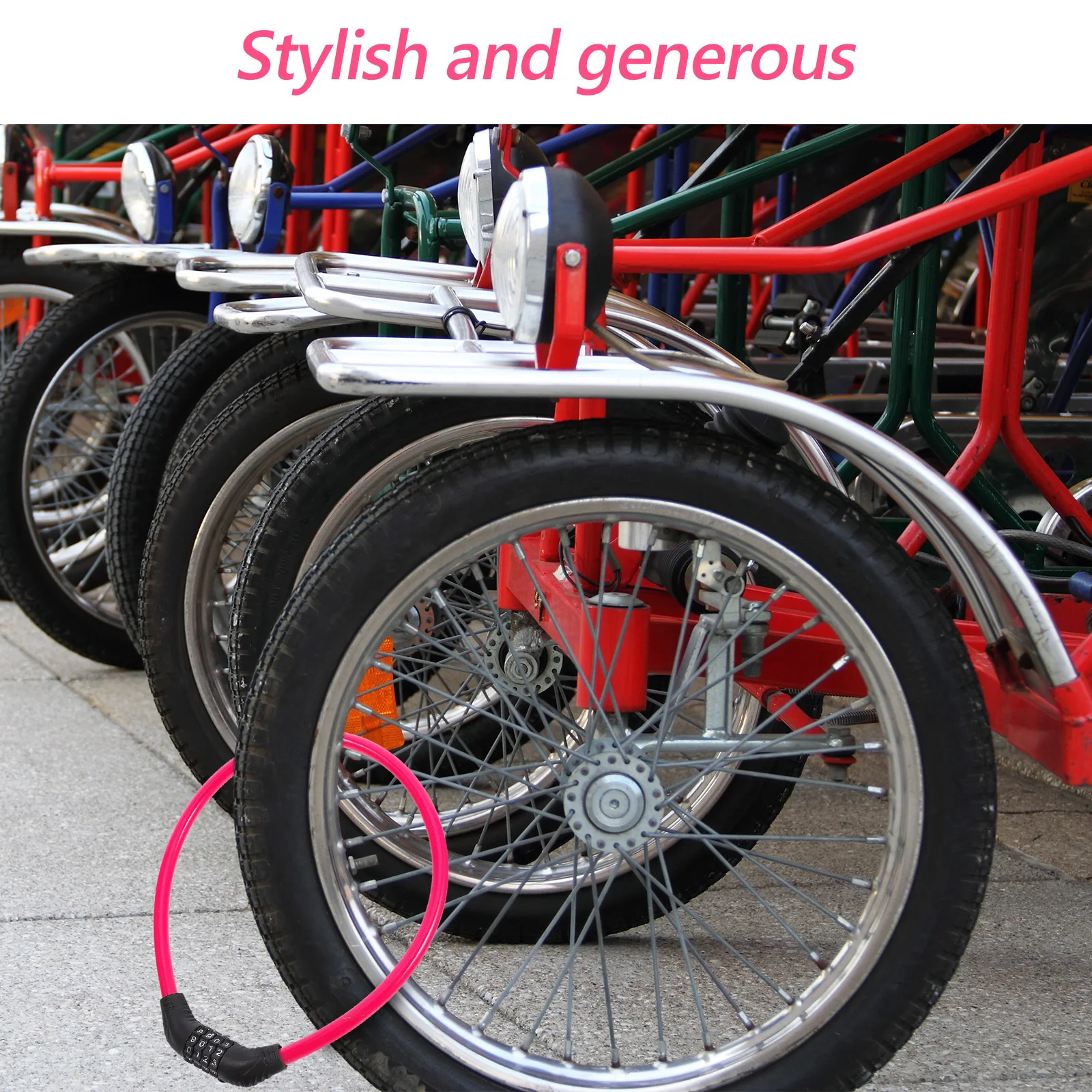 

Стальной велосипедный цепной замок, противоугонный велосипедный замок безопасности для велосипедов, мотоциклов, шлемов, дорожных сумок, прочный, водонепроницаемый