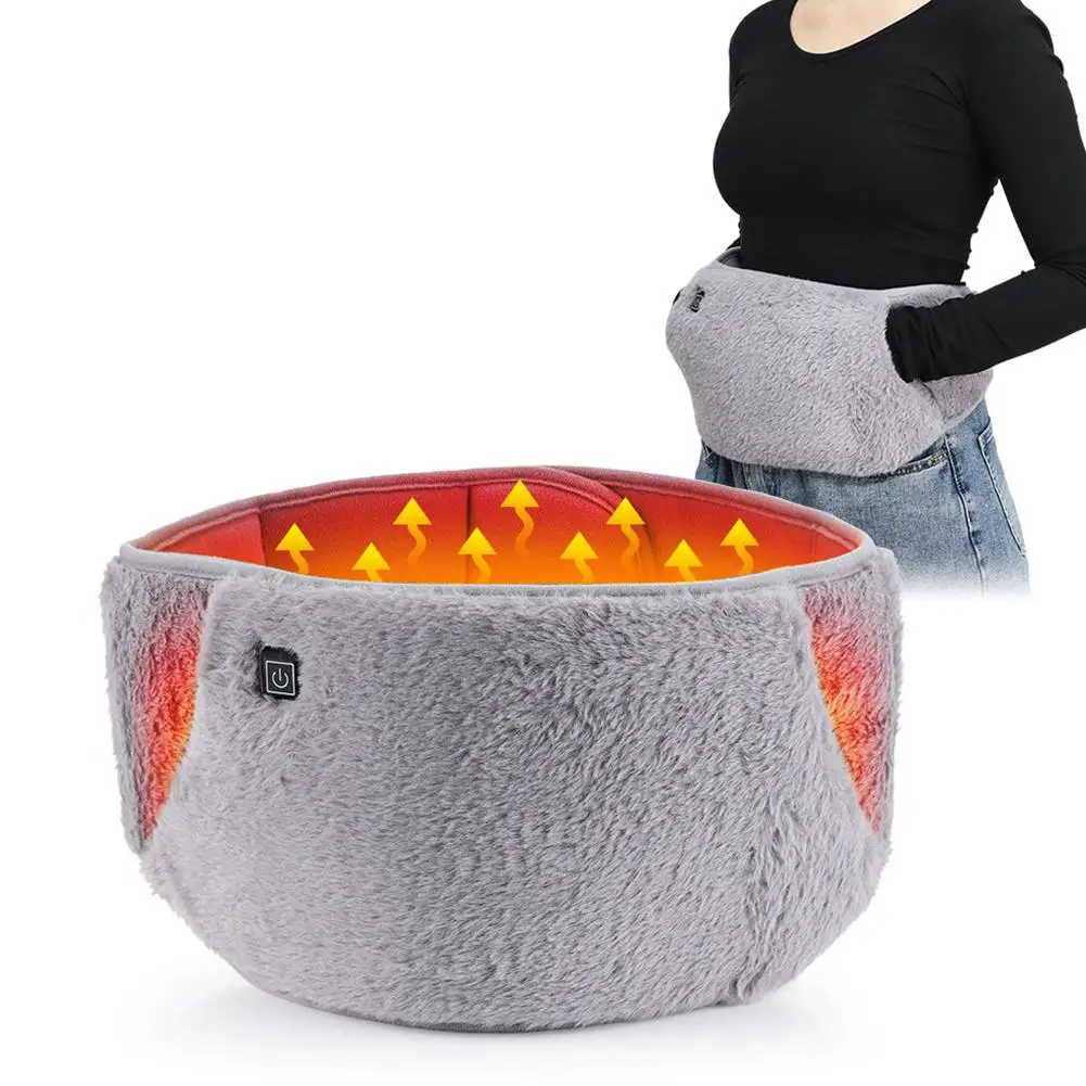 NEW Heating Uterus Warming Belt Abdominal Massage Warmer Charging Waist Cold USB Heating Artifact Graphene Protection Warmi J6O8