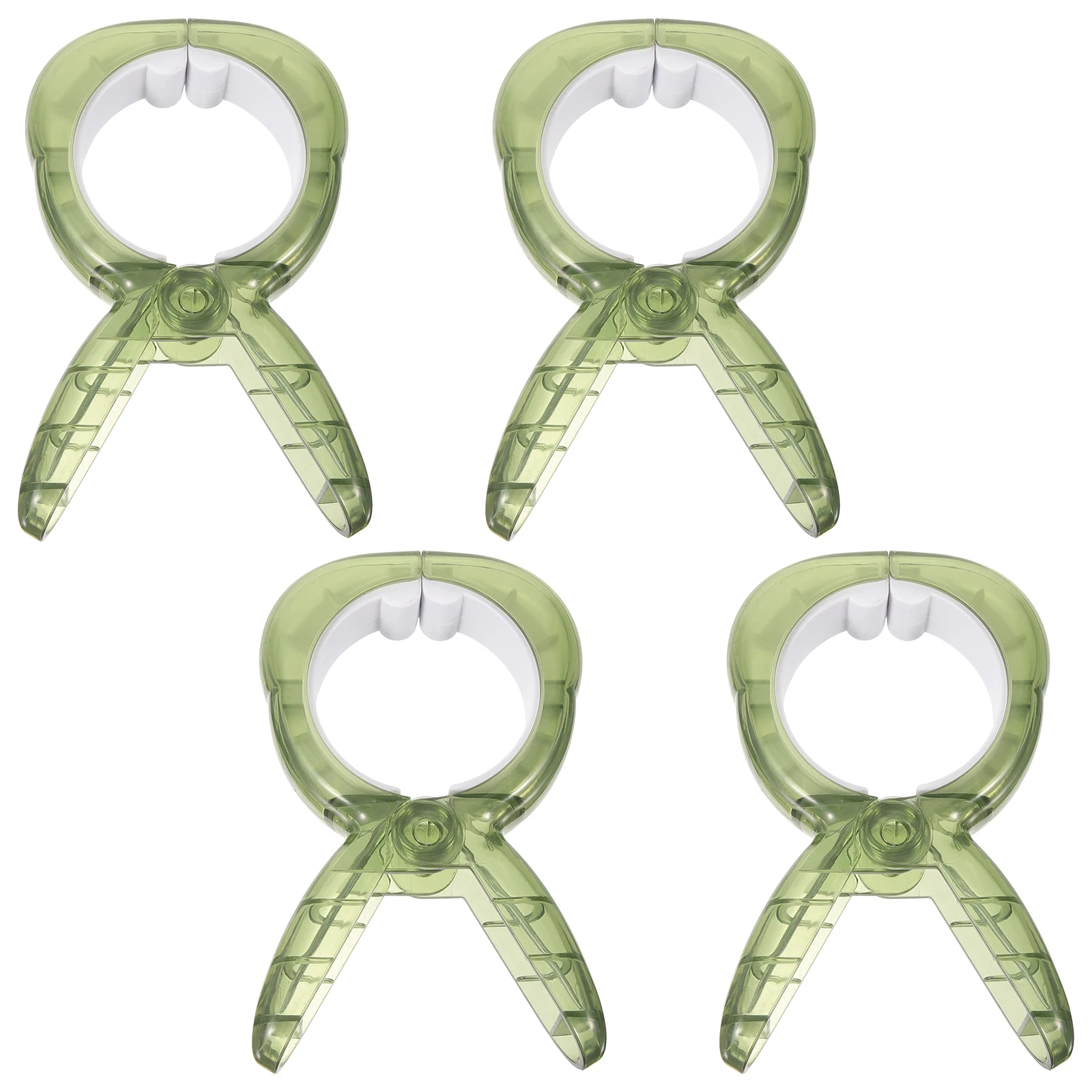 4pcs Plastic Clothes Clips Windproof Non-Slip Laundry Clips For Hanging Clothes Beach Towel Scarves Hats Quilt Clamps Household