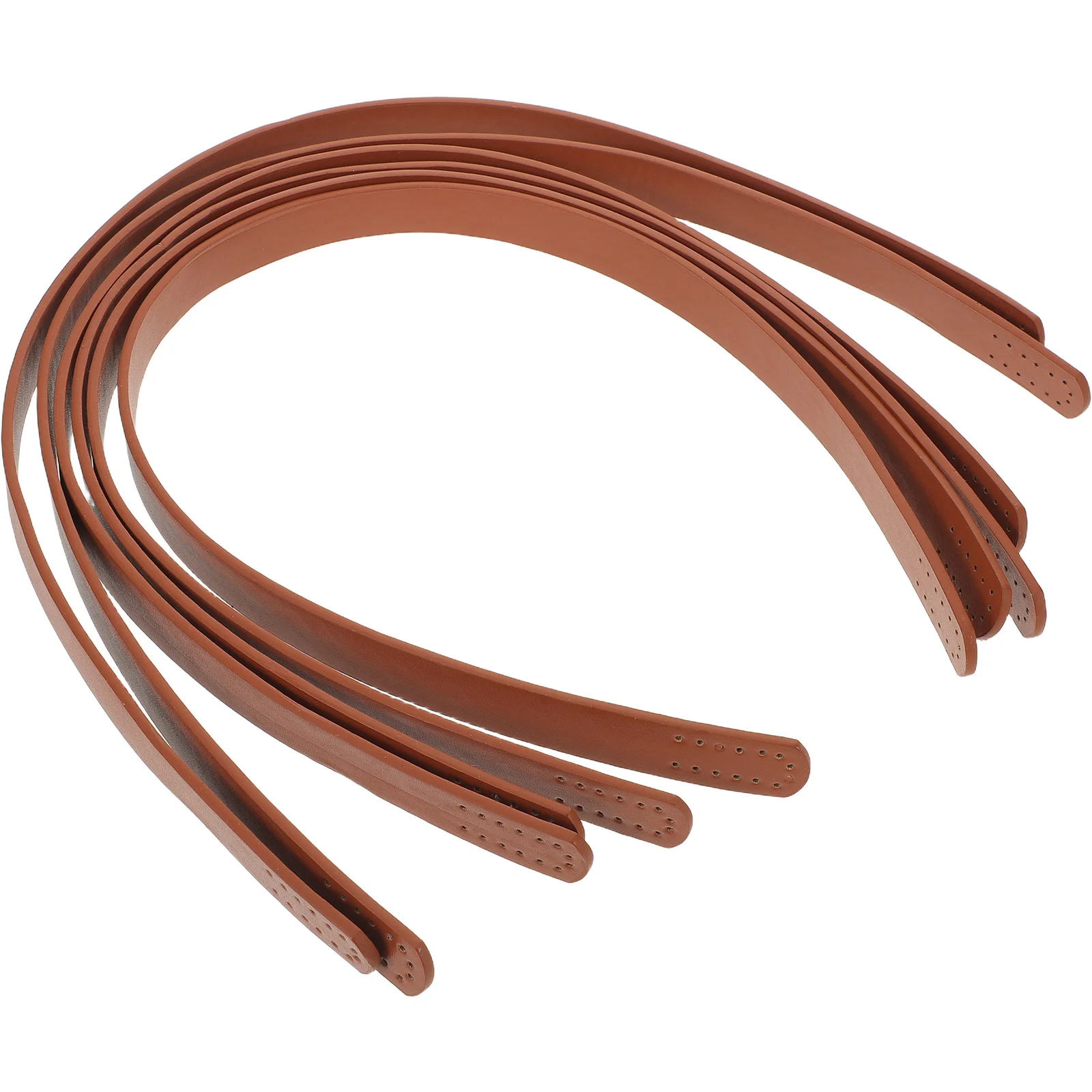 

6Pcs PU Handmade Bag Handles Durable Replacement Straps for DIY Tote Purse Purse Making Accessories Bag Handle Strap