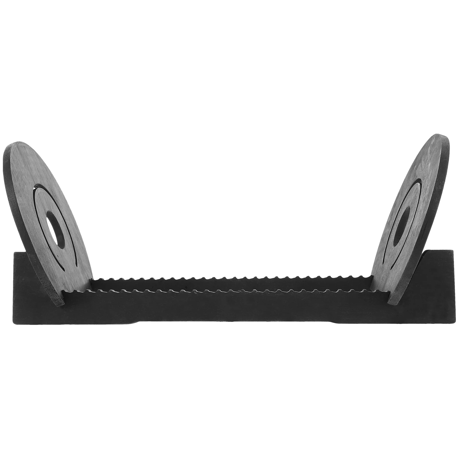 

CD Storage Display Rack Wooden Vinyl Record Organizer Desk File Rack Sturdy Material Home Style Compact Slotted Base Large