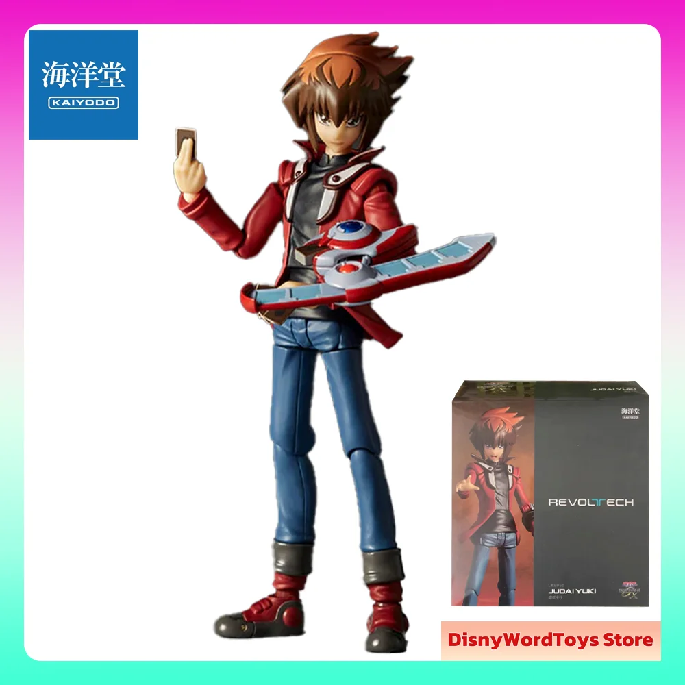 

In Stock 100% Genuine Kaiyodo Revoltech Jaden Yuki Yu-Gi-Oh! GX Action Figure model toys gift for boys