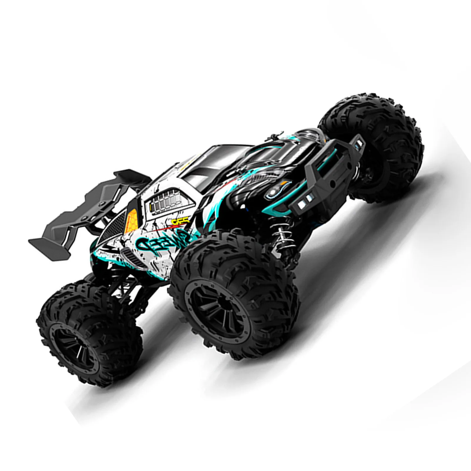 

RC Car 2.4Ghz 70KM/H High Speed 1/16 Off Road RC Truck Brushless Motor LED Light 4WD Vehicle Racing Climbing Car for Kids Adults