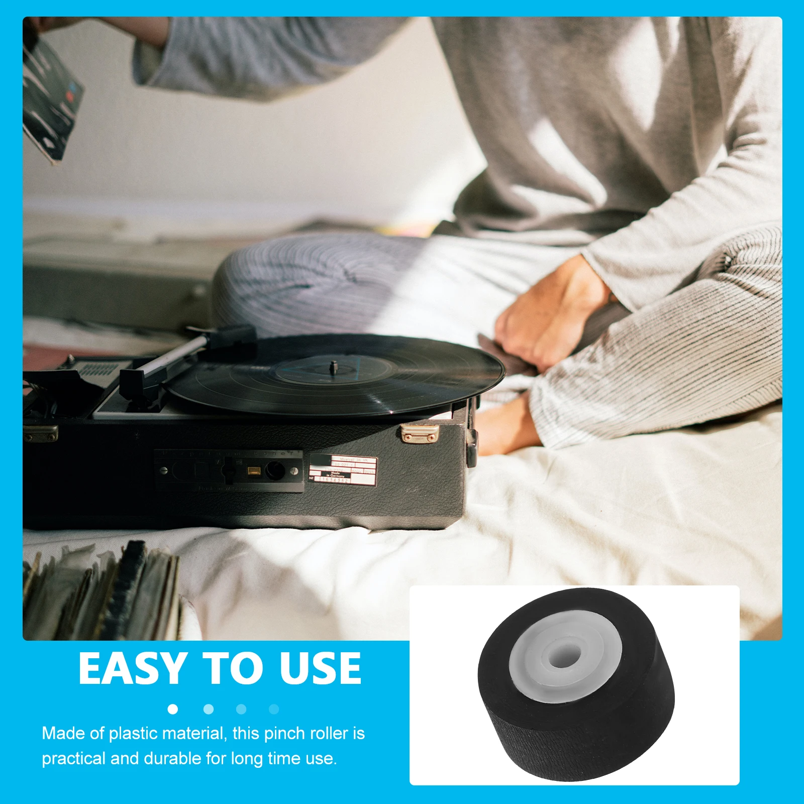 12 個ピンチローラー 11.5 ミリメートルプラスチックベアリングローラーテープレコーダーカーラジオオーディオビデオマシン交換レコーダー