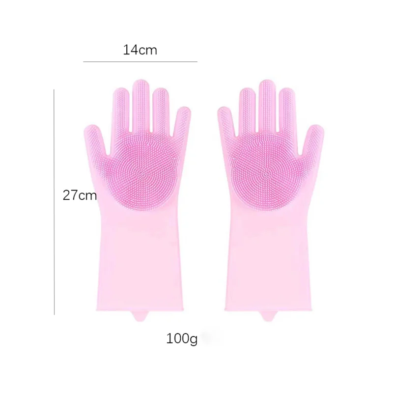 Haustier-Silikon-Badehandschuh Kratzfest Bissfest Hunde- und Katzen-Pflegebürste Teddy Golden Retriever Massage-Scrubber Haustier-Reinigungshandschuh – Detail 8