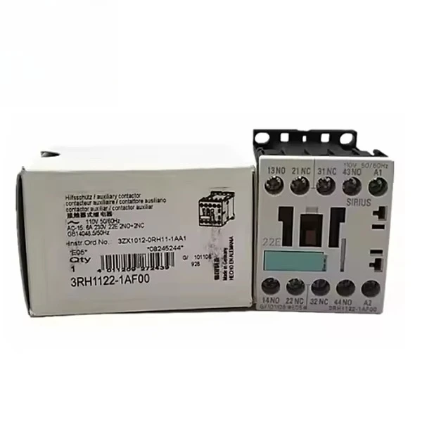 

Contactor Relay 3RH1122-1AF00 Sirius Contactor Relay 100% brand new original genuine in stock