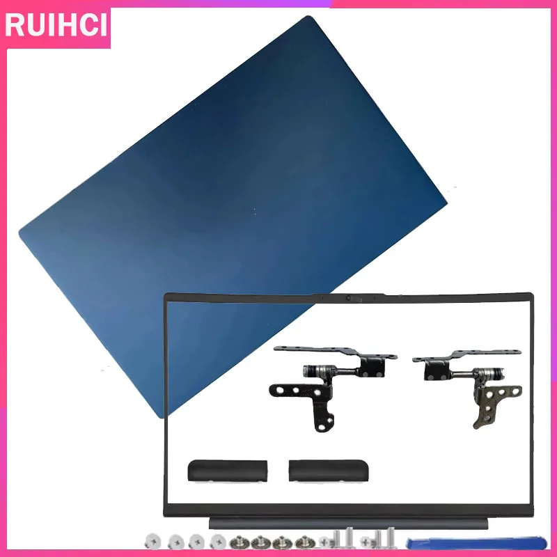 

For Lenovo Ideapad 5 15 5 15IIL05 15ARE05 15ITL05 LCD Back Cover 5CB0X56073 Front Bezel Hinges Hinge Cover 5CB0Z31048 blue