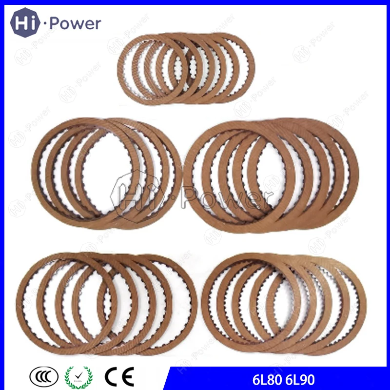 6L80 6L90 Automatic Transmission Friction Plate For Chevrolet Cadillac 6L80E 6L90E Gearbox Clutch Plate Disc kit