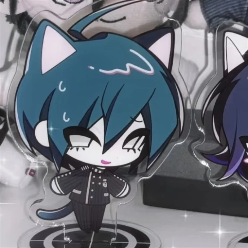 Game Danganronpa Oma Kokichi Saihara Shuichi Cosplay Stand Model Plate Acrylic Desktop Ornament Figure Accessory Cute Prop