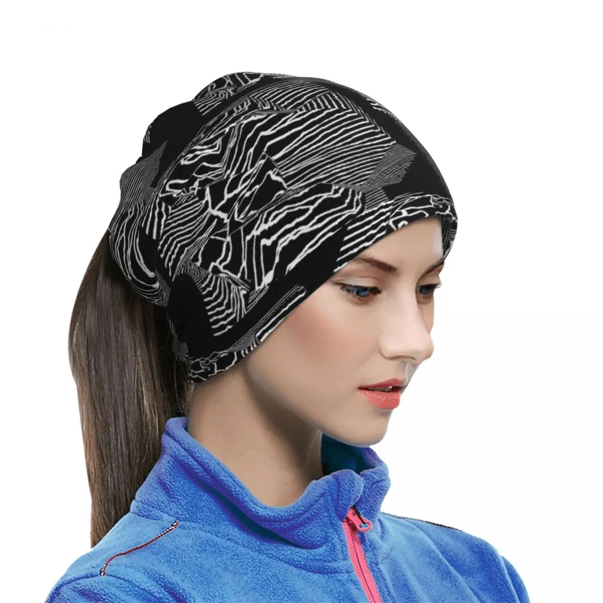 Joy Division Unknown Pleasures Bandana Neck Gaiter Printed Wrap Scarf Multifunction Face Mask For Men Women Adult Winter