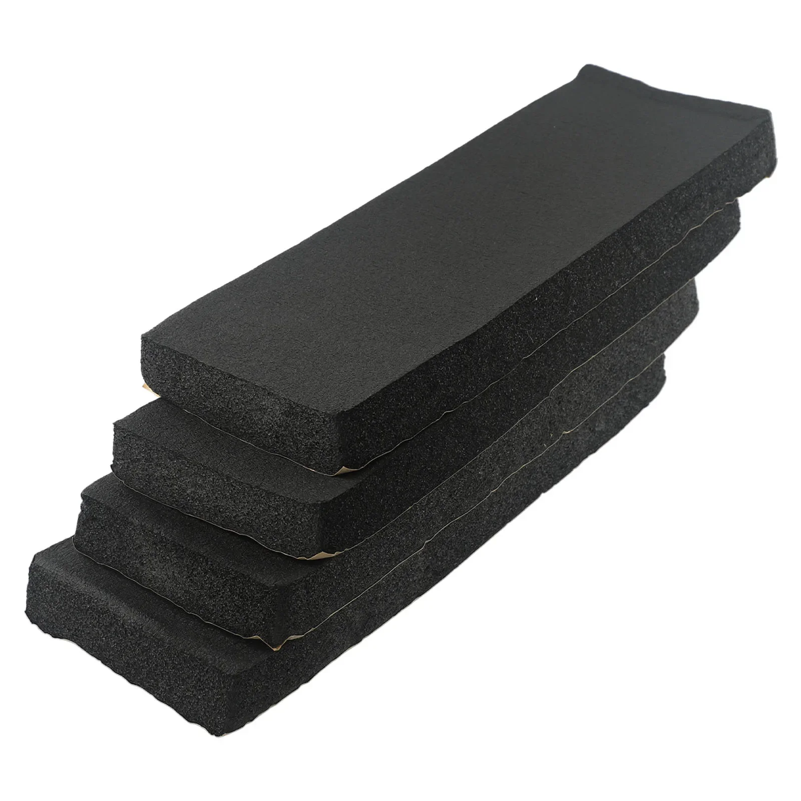 4PC 30×10×3cm Black Rubber Plastic Foam Garage Wall Protector Door Protection Strips For Parking Spaces/Warehouse