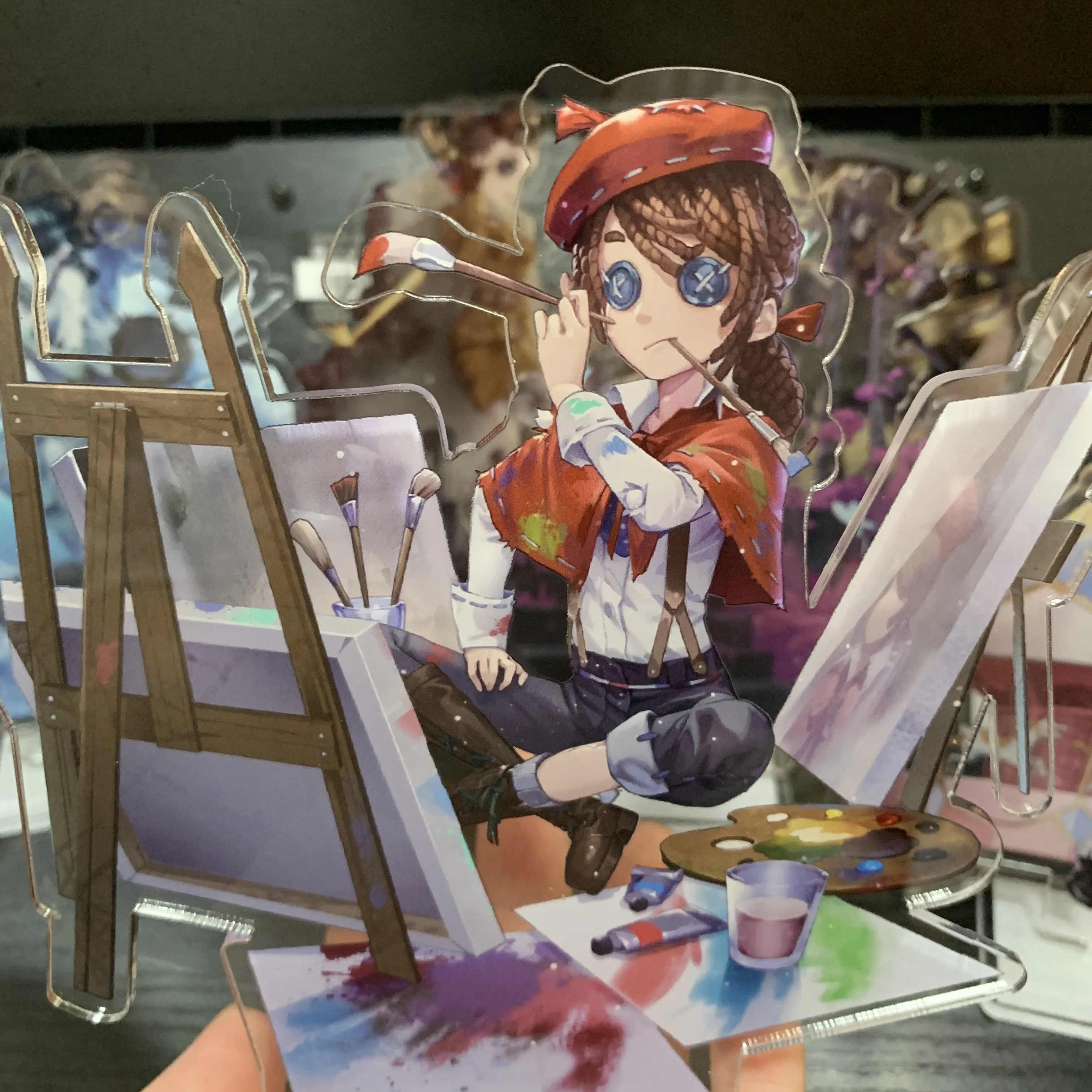 15CM New Identity Ⅴ Anime Figure Edgar Walden Acrylic Stands Andrew Mike Morton Character Model Desktop Decoration Fans Toys