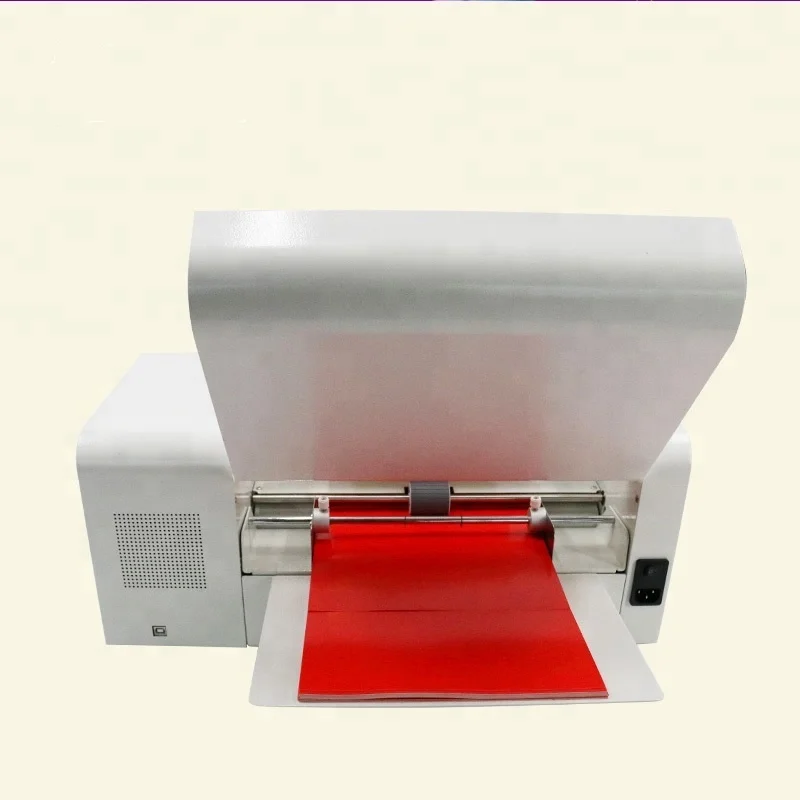 WD-360Cc Automatic Paper Sheets Invitation Card Digital Hot Foil Stamping Machine