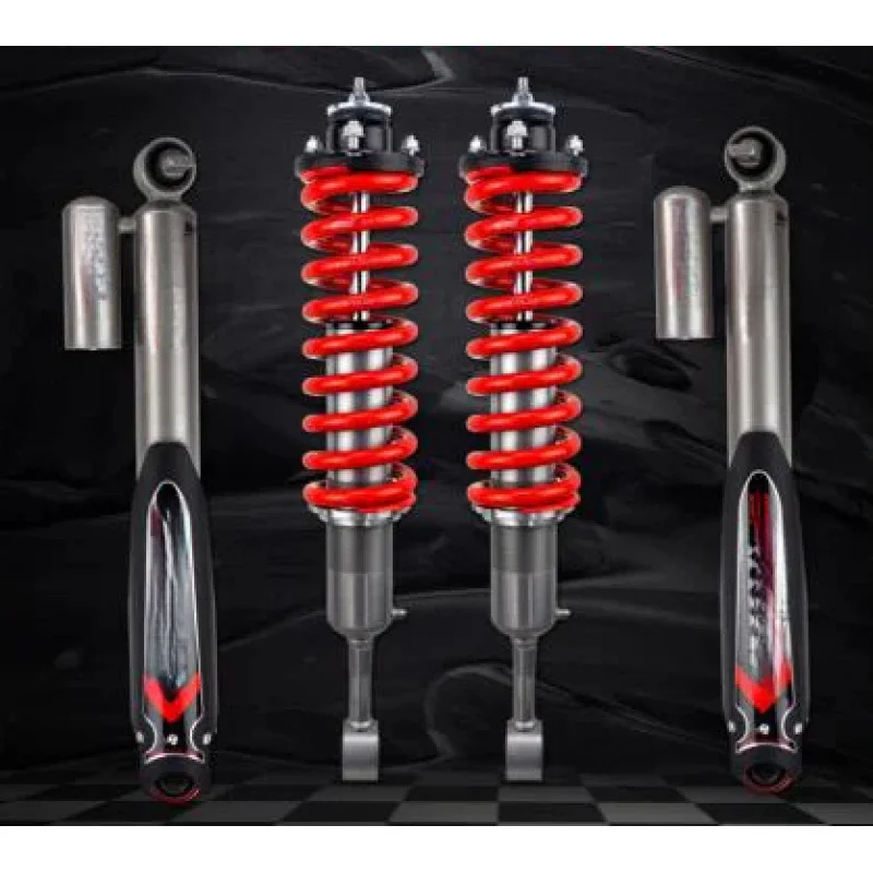 H9 Heavy Duty 2 Inch Shock Absorber Adjustable Coilover Kit Off-Road Lift Suspension System, 8-Stage Damping