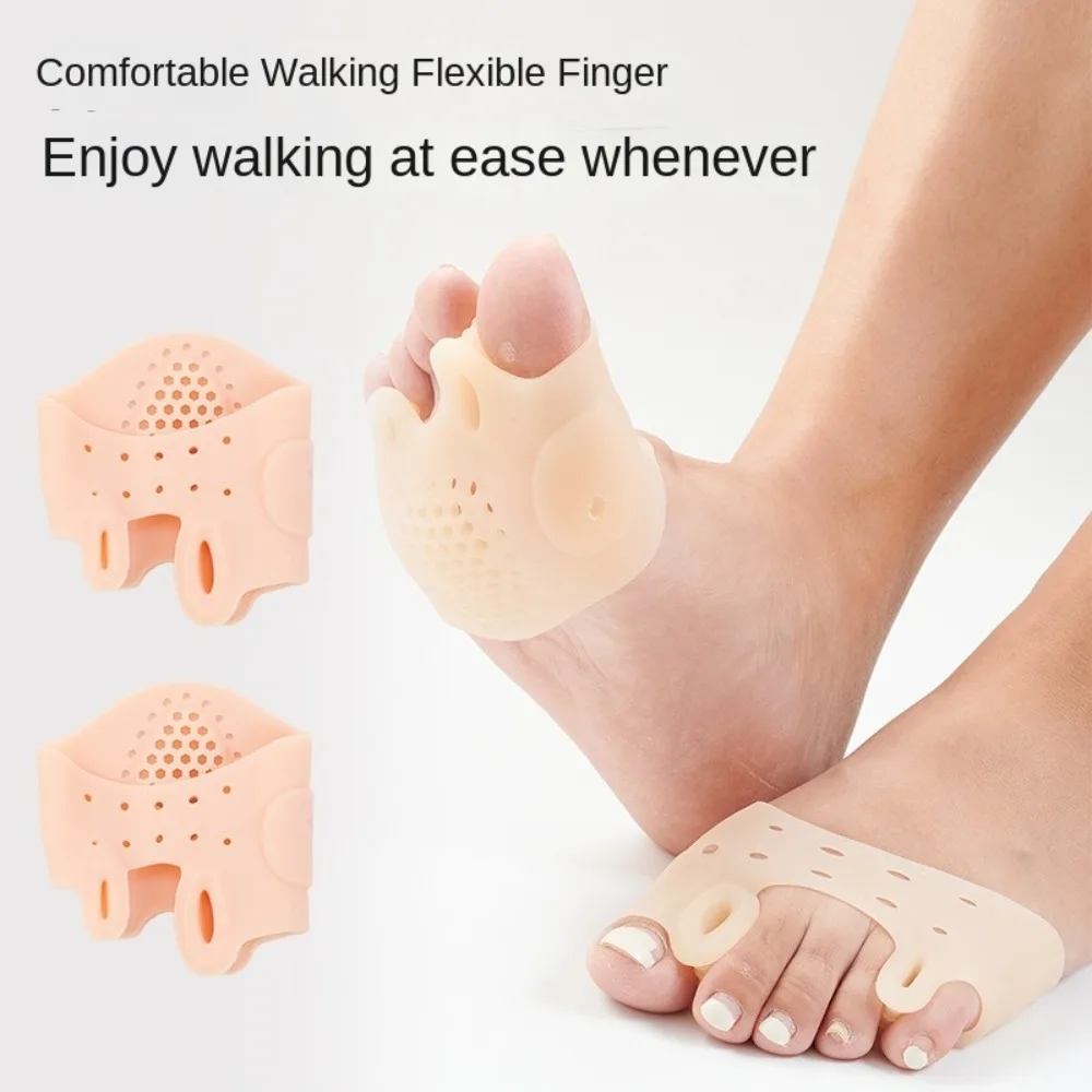 

Подушечки для передней части стопы, разделители пальцев, массаж, облегчение вальгусной деформации, выпрямитель для пальцев ног, амортизирующая противоскользящая ортопедическая стелька