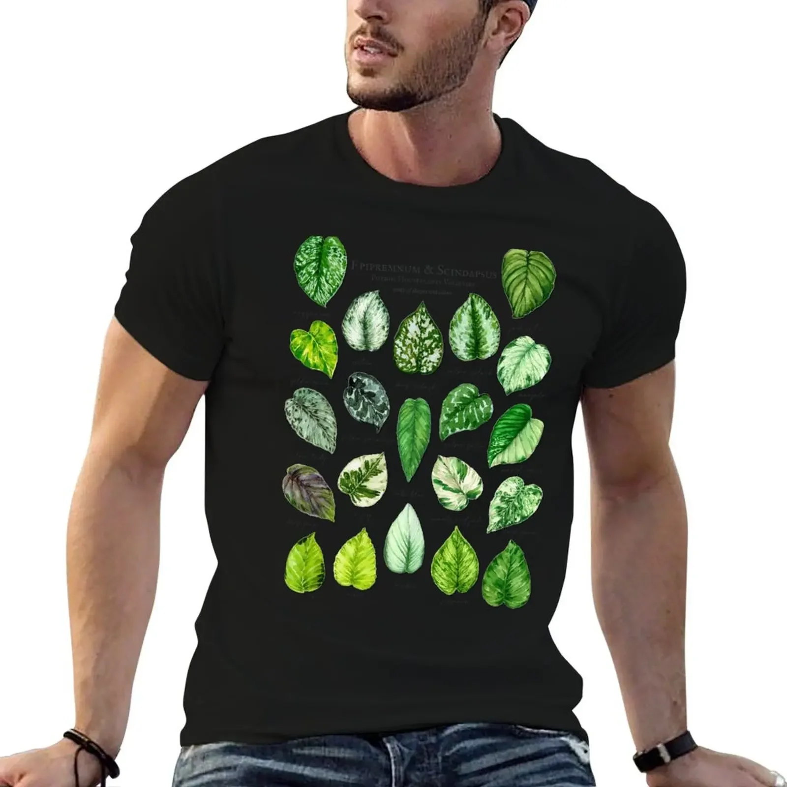 Scindapsus pothos varieties light T-Shirt cute clothes tops man clothes mens clothing