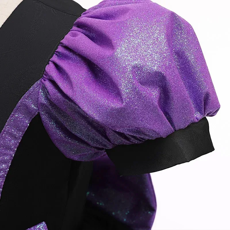 هالوين الساحرة تأثيري حلي الفتيات لطيف اليقطين فستان أطفال تأثيري الخفافيش طباعة فستان الأميرة الأطفال مهرجان حفلة الكرة ثوب