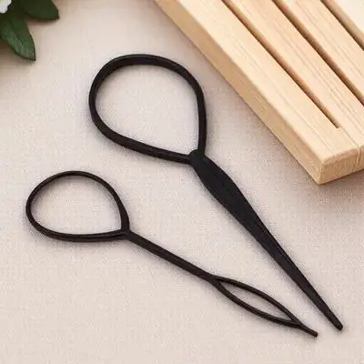 

2 шт. эластичные иглы для укладки волос, для быстрой прически-пучка, инструмент для создания кос, аксессуары для волос для вечеринок и банкетов