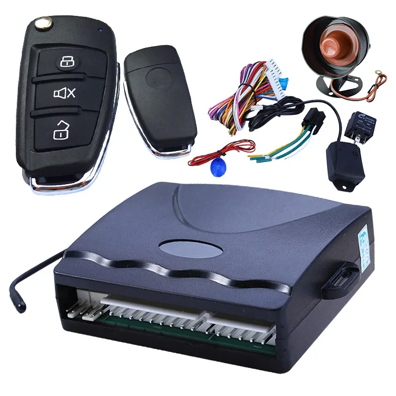 

New Key-free Entry Remote Control Central Control Lock Open The Trunk Vibration Sensing Alarm Four-door Car Anti-theft Device