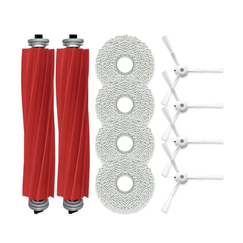 A005-For Roborock P10 / Roborock Q Revo جهاز آلي لتنظيف الأتربة استبدال أجزاء فرشاة رئيسية ممسحة خرقة