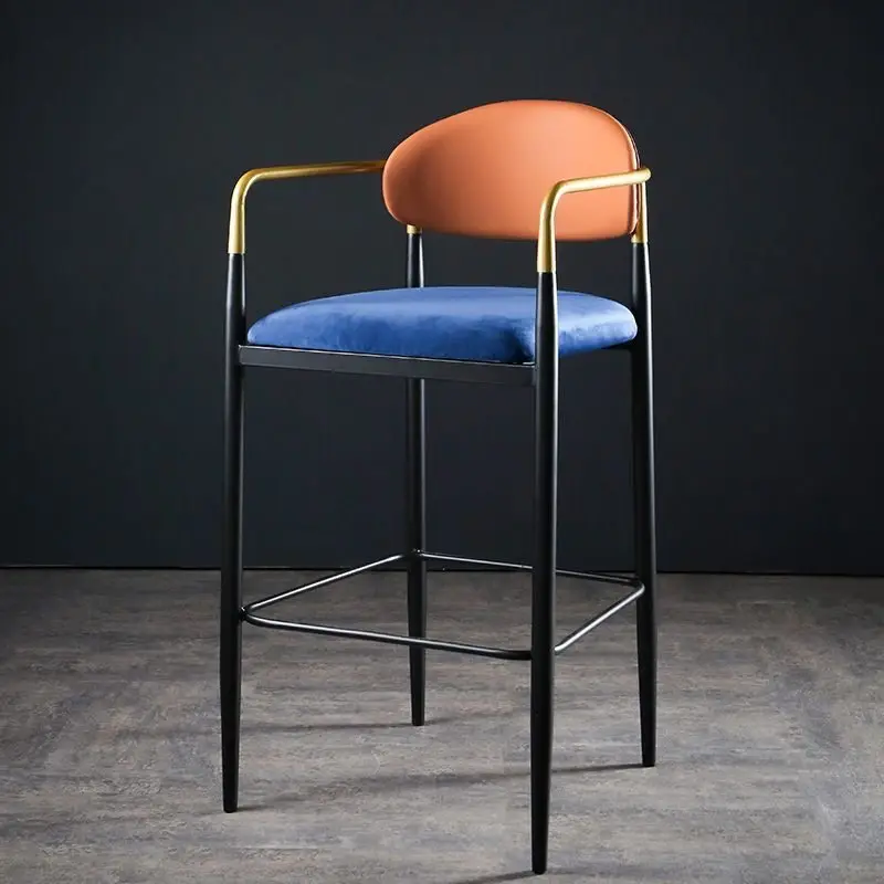 قطعة مزخرفة قاعدة مكافحة البراز المطبخ كاكي تصميم الإفطار كرسي طويل الساق المطبخ قابل للتعديل Banco Para Cocina الأثاث