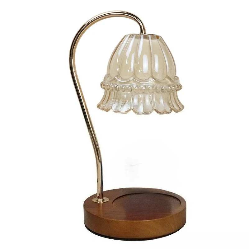 Home Aroma Candle Warmer Wax Melt Lamp American Retro Ins Style Smokeless Dimmable Desktop Gift Night Light