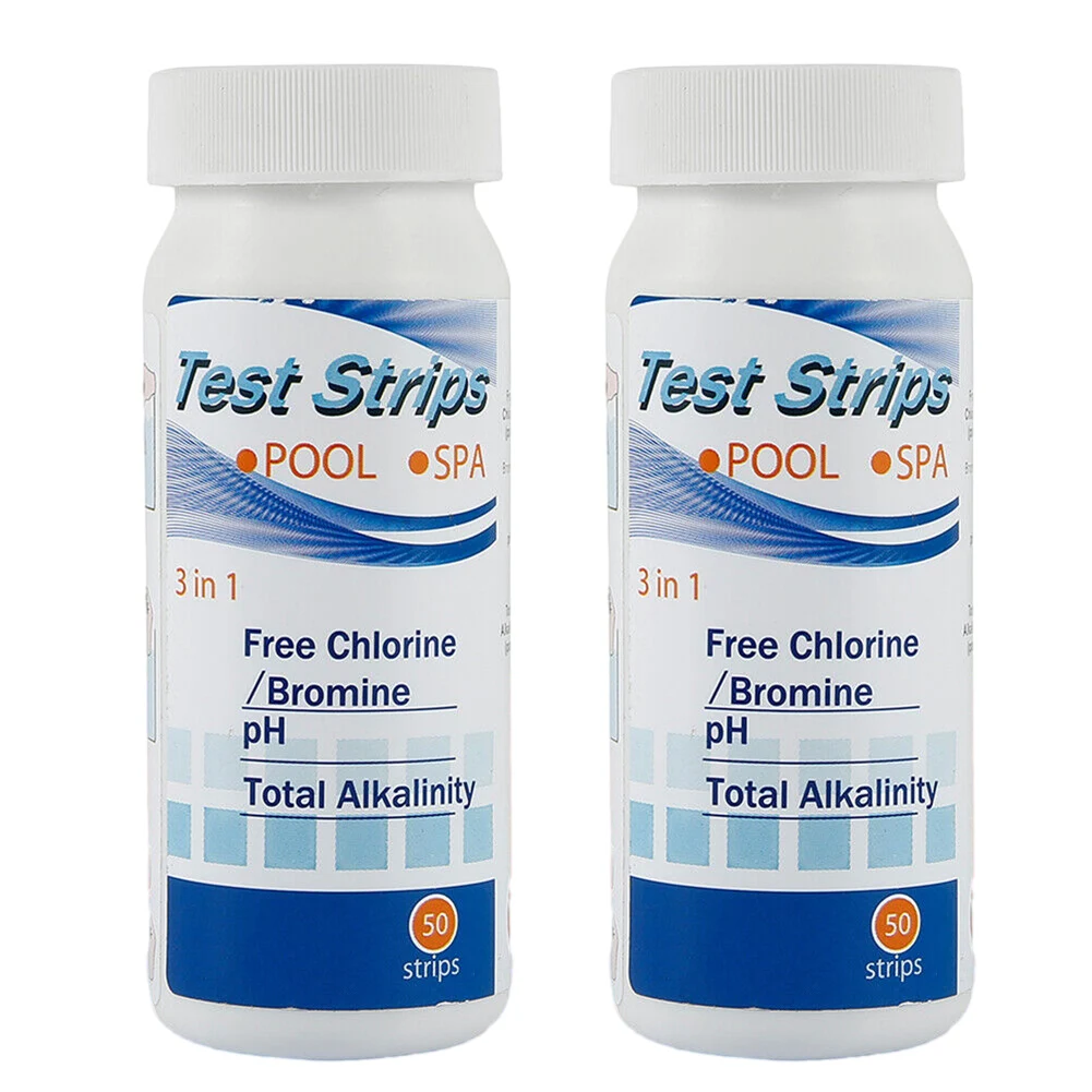 Brand New Water Test Strips 3 In 1 PH Paper Pool Spa Water Quality Strips Swimming Pool SPA Strips Water Test Paper