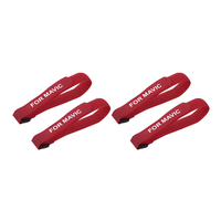 【Flash Sale】4PCS UAV Propeller Stabilizer Fixing Tape Straps Ties Belt Holder For DJI Mavic Air 2/Mavic Mini/Fimi X8SE Red
