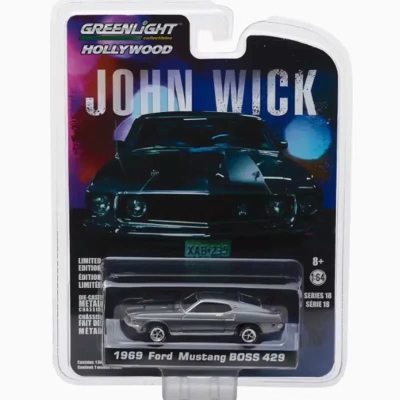 Greenlight 1: 64 Scale 1969/1967 Ford Mustang BOSS 429/ELEANOR Alloy Car Model Classics Adult Souvenir Gift Static Display