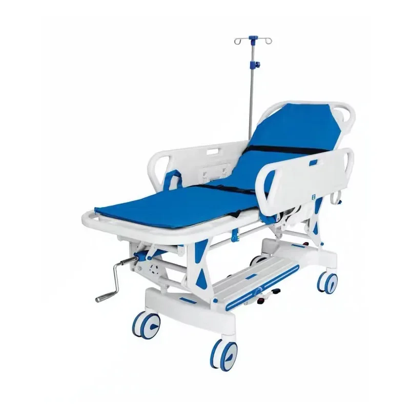 Hospital patient emergency transfer stretcher bed trolley for transport