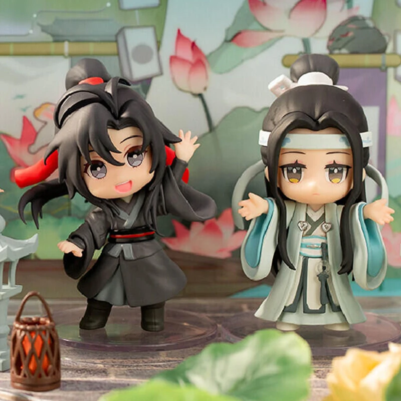 

Grandmaster of Demonic Cultivation Cute Action Figure Wei Wuxian Lan Wangji Anime Model Modao Zushi Statue Model Collectible Toy