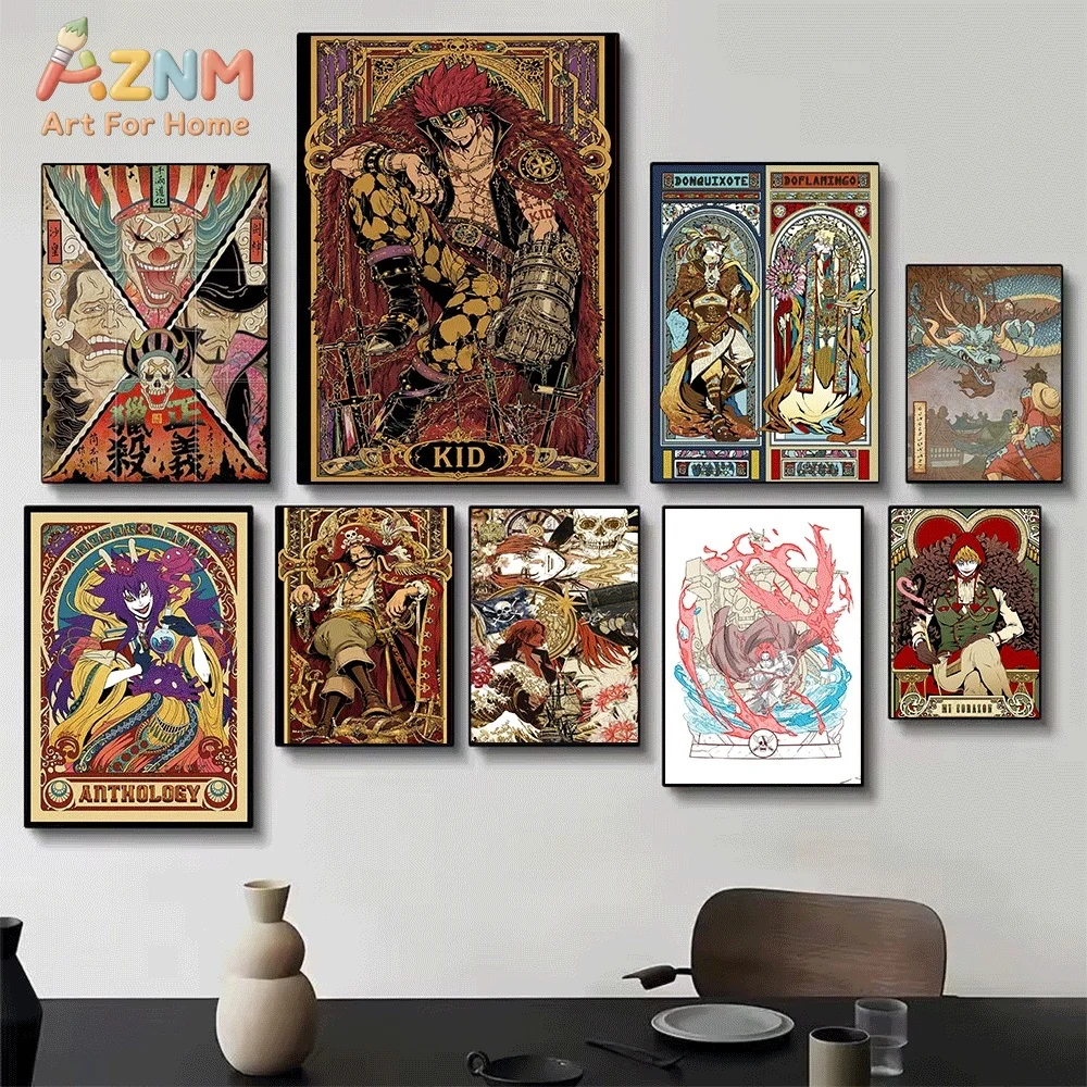 One Piece Anime Canvas Wall Ar - огляд і ціна Photography Pose