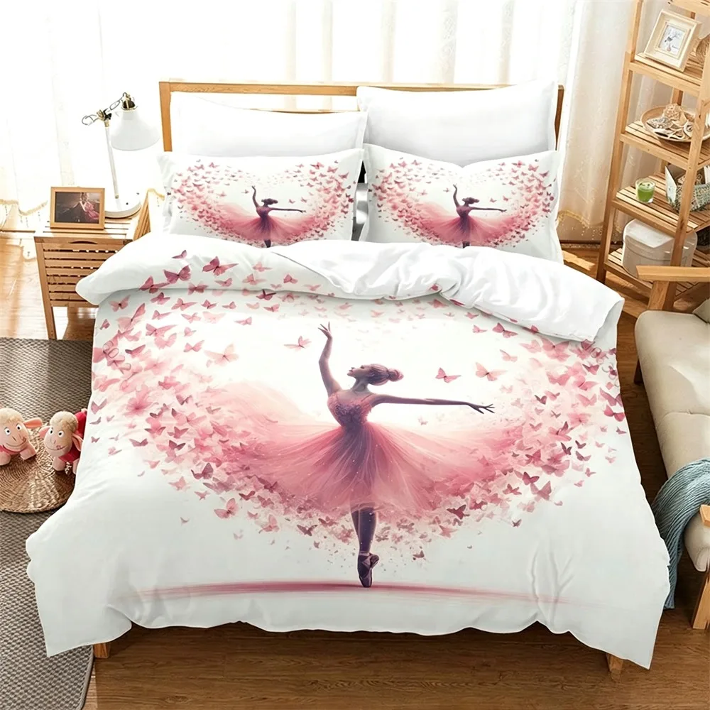 ballet-dancer-duvet-cover-set-rose-flower-galaxy-bedding-set-girls-adult-soft-comforter-cover-pillowcase-home-textile-no-filler