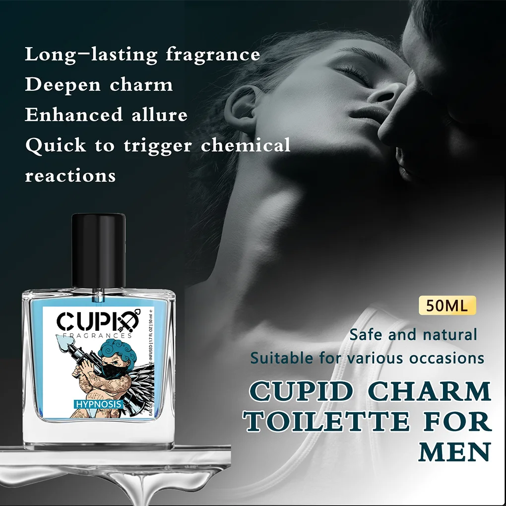 Nowa 50ml toaleta Cupid Charm dla mężczyzn kobiety Cupid Hypnosis Cologne zapachy dla mężczyzn i kobiet