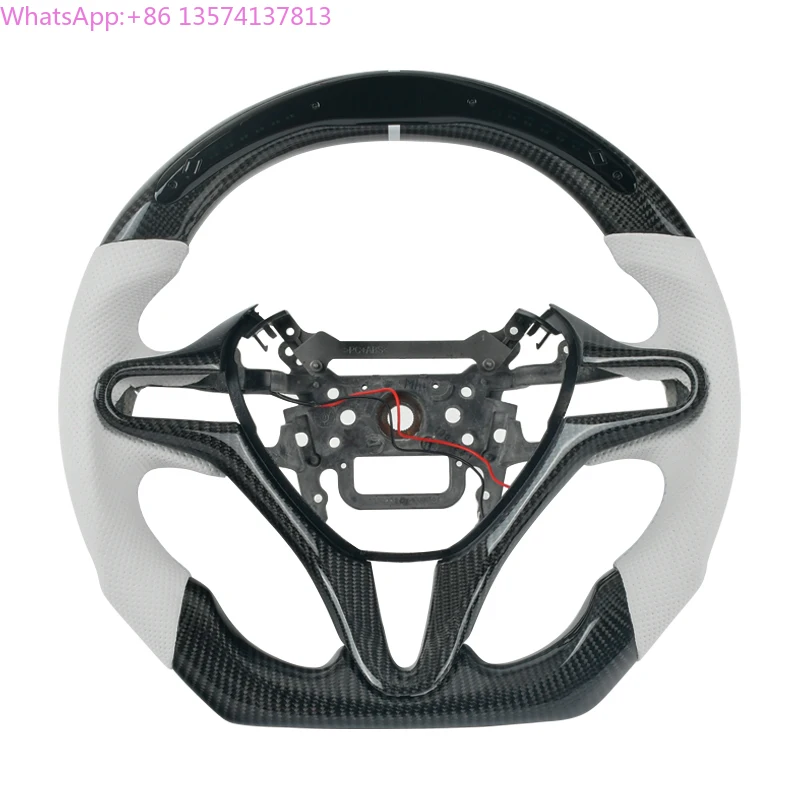 

Индивидуальное гоночное рулевое колесо из углеродного волокна для Honda Civic 2007 2008 2009 2010 2011 2012 2013-2021 8th