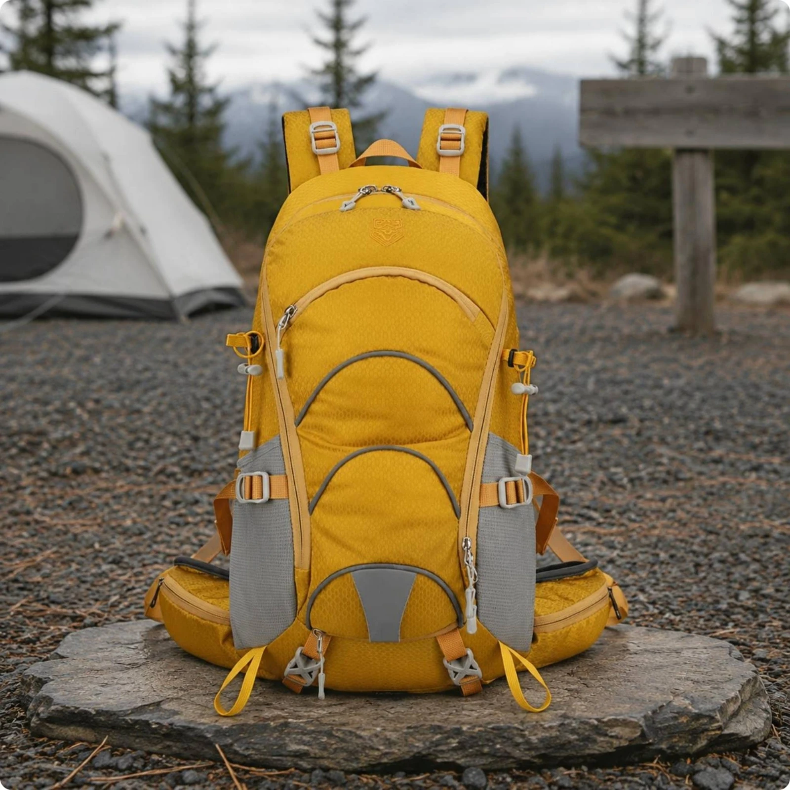 

Camping Backpack Lightweight Versatile Travel Waterproof Tear-resistant Hiking Bag for Active Outdoor Routines