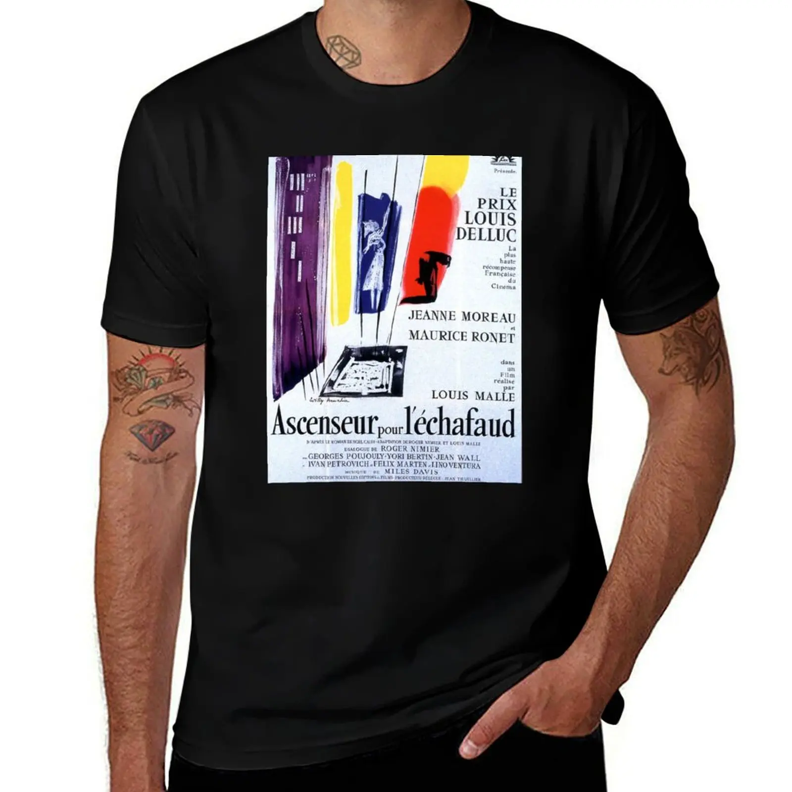 

Malle Ascenseur pour lchafaud T-Shirt blanks Short sleeve tee baggy shirts outfits for men