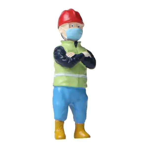 Resin Miniature People Set Heavy Duty Toy Style Tiny Dolls for Scenery Decoration Model Kits and Pretend Play