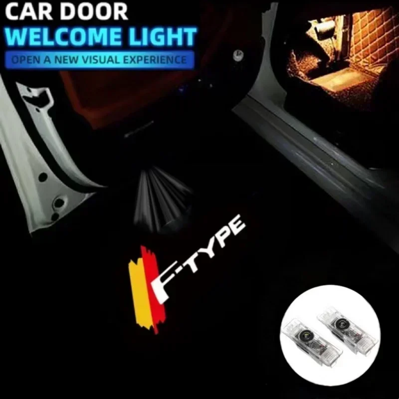 

2PCS for Jaguar XE XEL F-TYPE 2013-2017 2018 2019 2020 Led Car Door Welcome Light Laser Ghost Shadow Projector Logo Llight