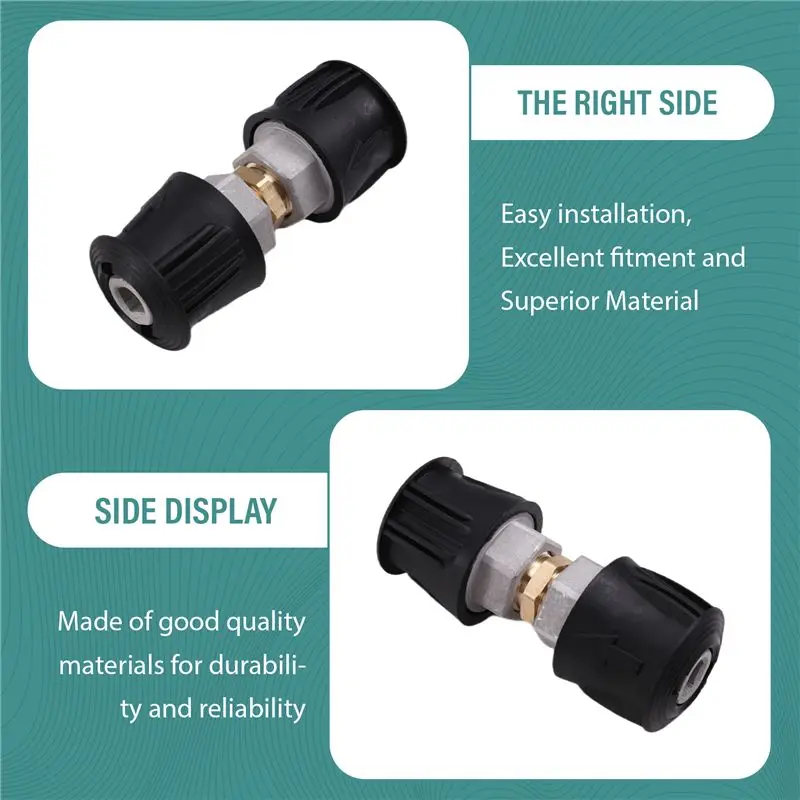 A27F-Pressure Washer Adapter Quick Release Adaptor Hose To Hose Connector Pressure Washer Accessories Garden Hose Conversions