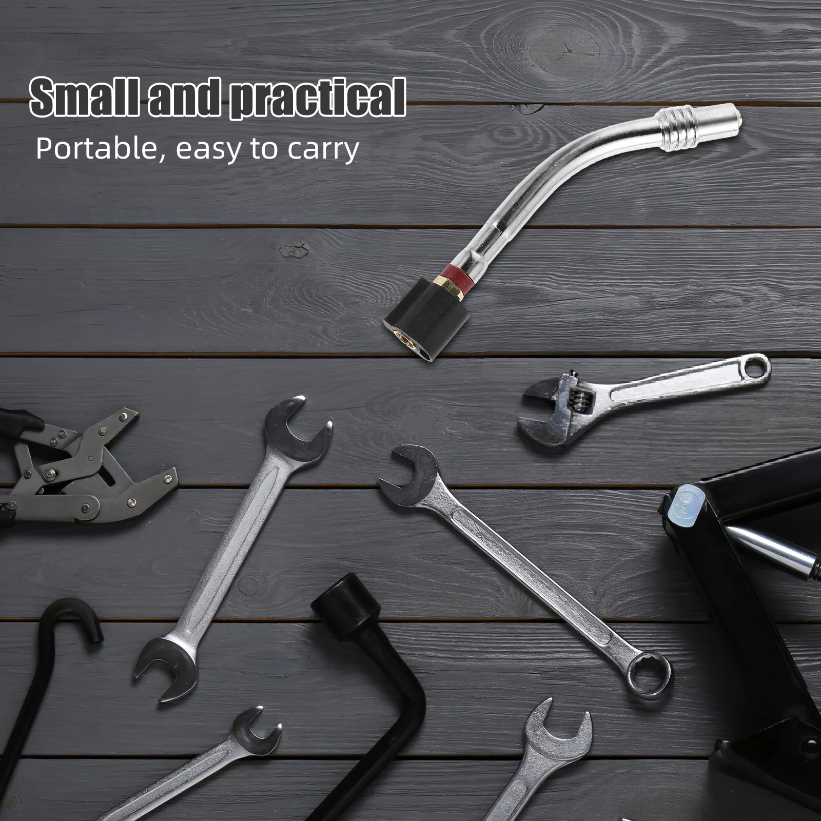 

Welding Torch Bend Pipe Neck Curved Tube Replacement High Temperature Resistant Gas Nozzle Assembly Efficient Welding Torch