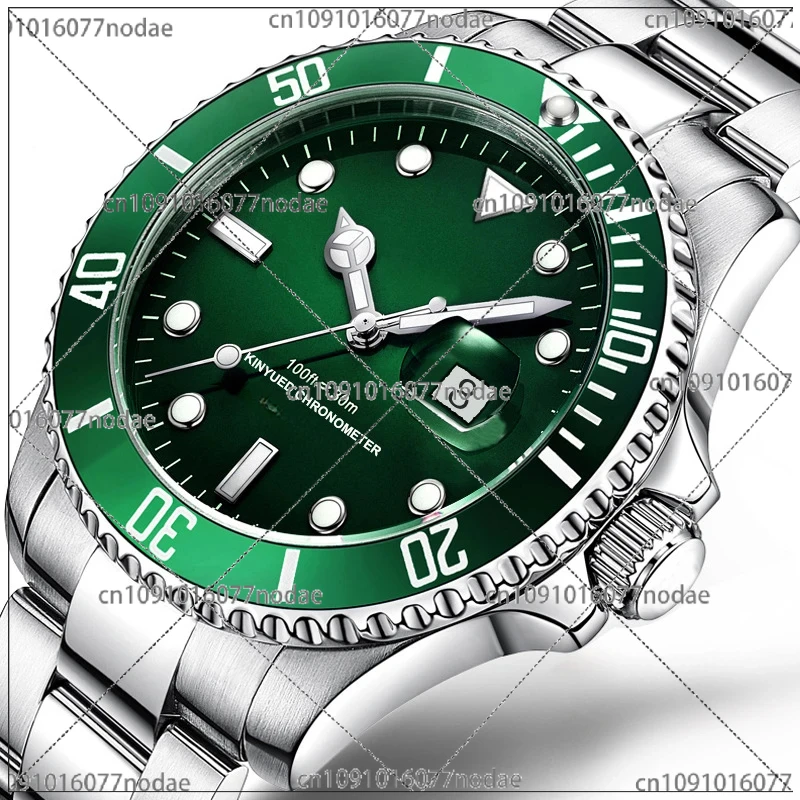 Green Submariner Automatic Mechanical Watch Stainless Steel Men's Mechanical Watch Waterproof Luminous Business Men's Watch