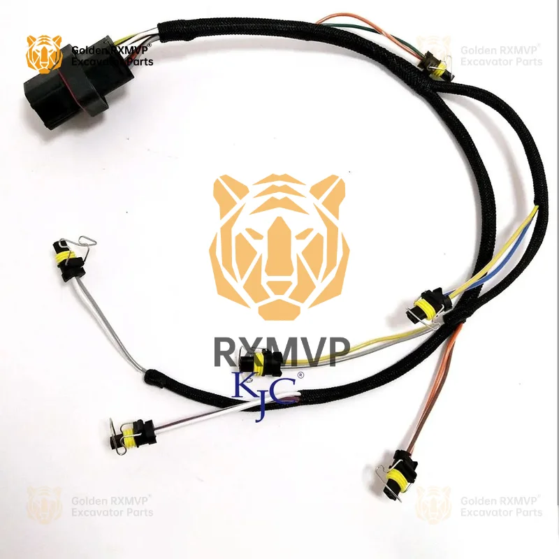 For Bruce & Shark 419-0841 215-3249 Fuel Injector Wiring Harness Fit For Cat C9 Engine 330d 336d Excavator