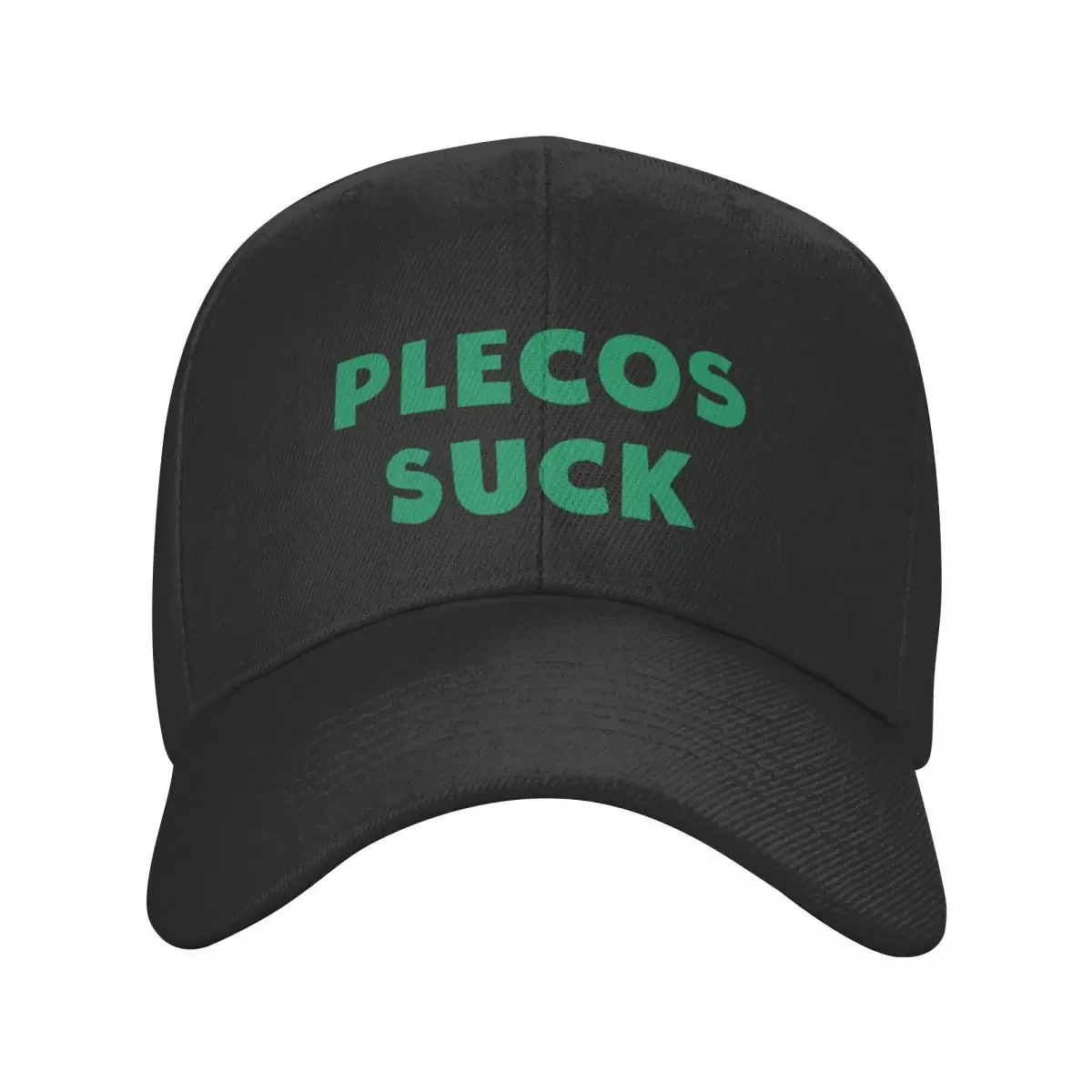 Plecos Suck - Funny Catfish and Plecostomus Baseball Cap beach hat Christmas Hat Men's Women's