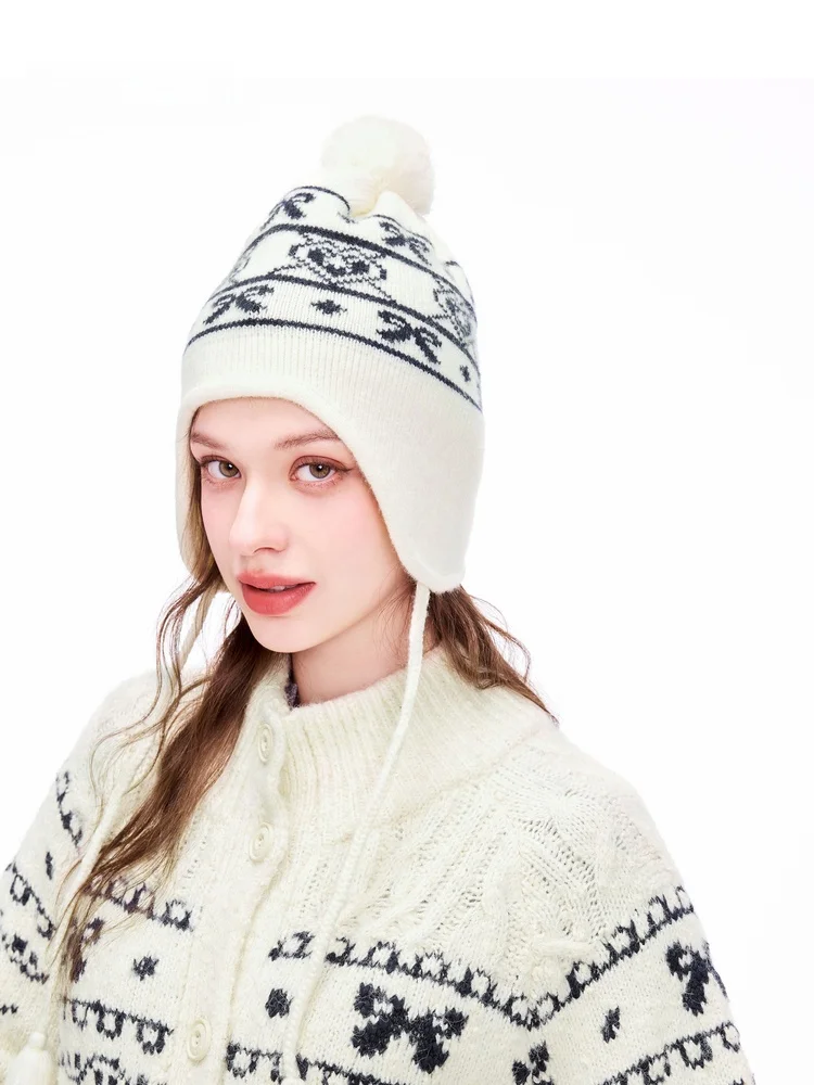 ledian-冬の新しいニット帽-cyae4452-刺繍入りファッショナブルなアクセサリー男性と女性のための快適で暖かい帽子