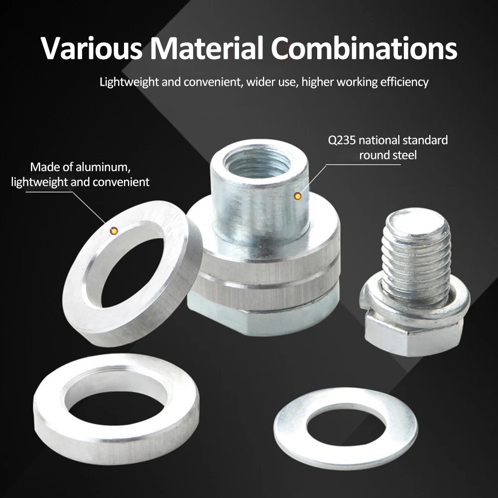 M14  M10 Adapter Angle grinder Polisher Interface Connector Thread Converter Screw 1 PC Connecting Rod Nuts Slotting