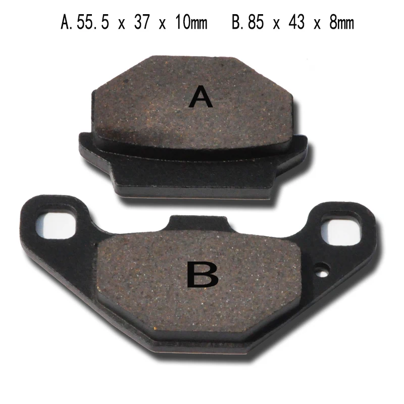 067 Motorcycle Brake Pads For Kawasaki KLE400 KLE500 KLE600 ZZR250 ZXR250 ZR400 GPZ305 GPZ400 GPZ500 KLR600 KL650 KLR650 KXT250