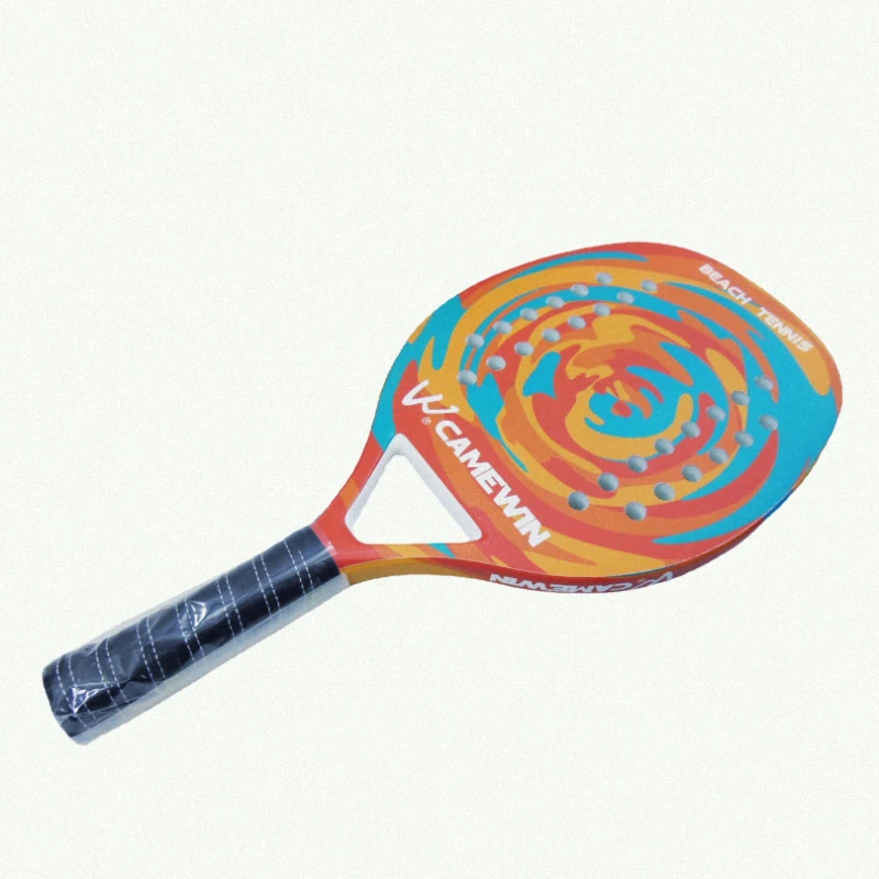 EVA Foam Beach Racket, Outdoor Sports, High Quality Flat Tennis Rackets, Sports Equipment, Carbon Fiber, 1 Pc